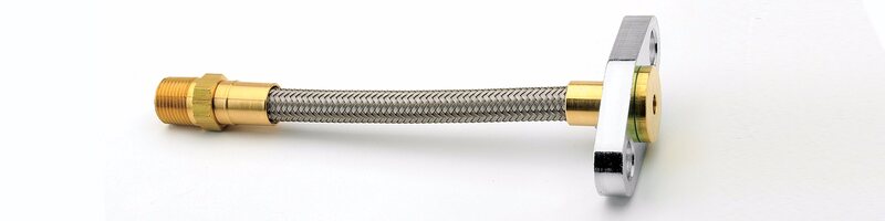Male Pipe to Two-Bolt Floating Flange